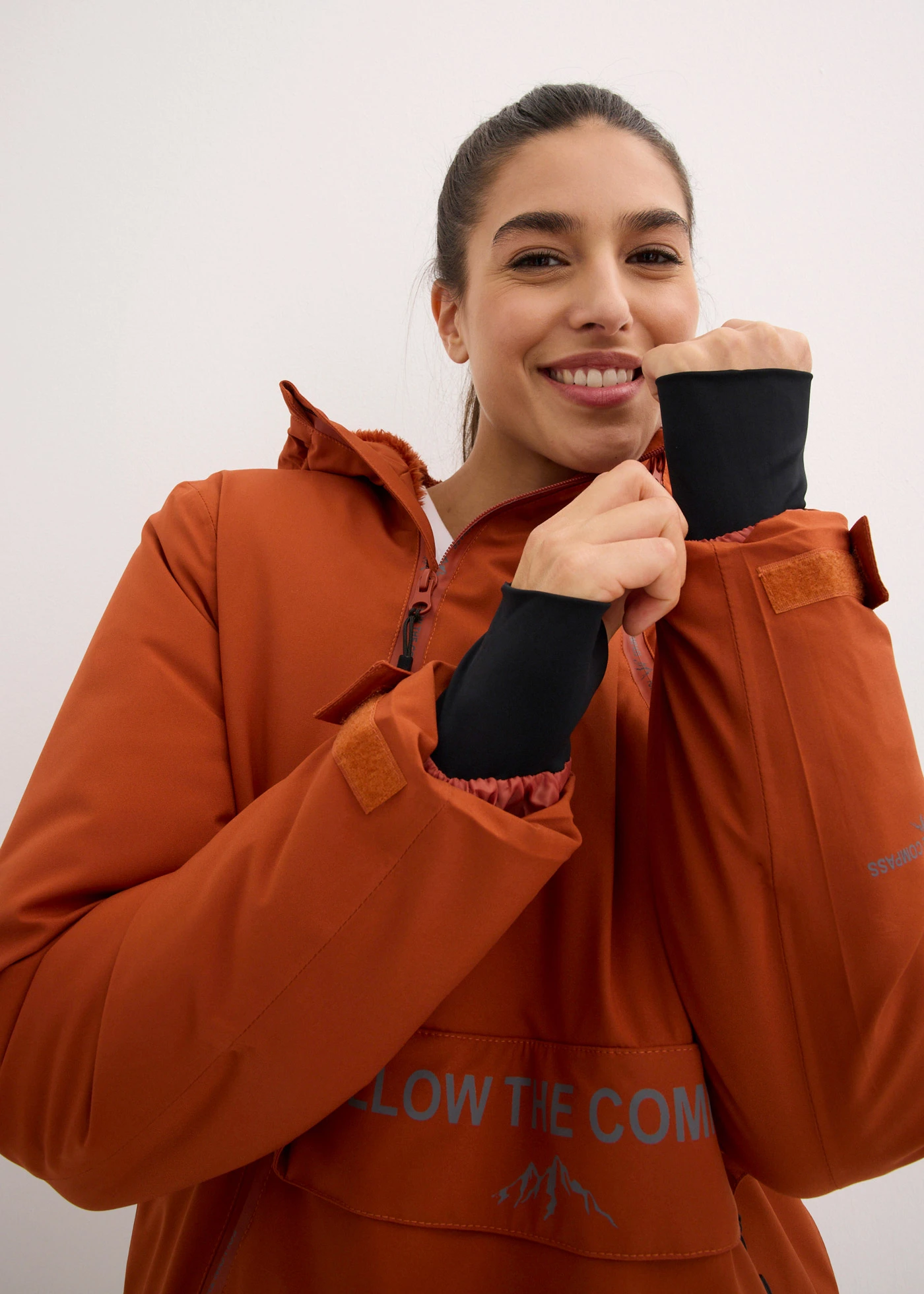 Větrovka s podšívkou • rezavě hnědá • bonprix obchod