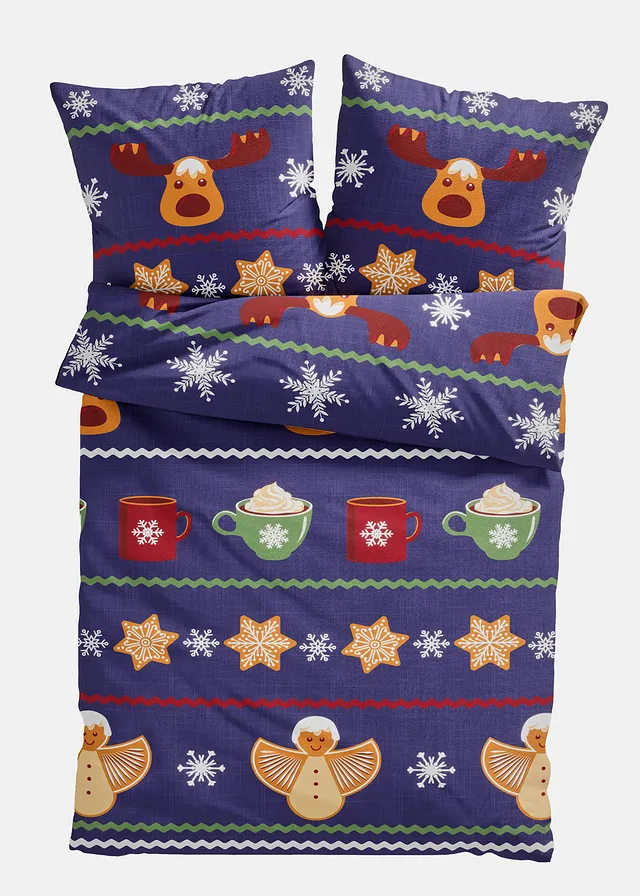 Posteľná bielizeň s vianočným vzorom