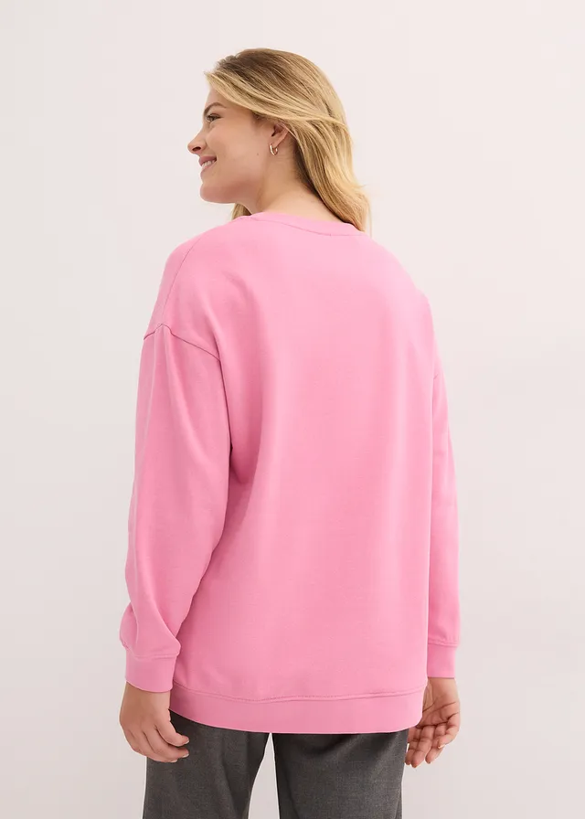 Oversized sweater, Kleur: rozepink