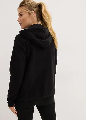 Fleece vest met zakken, Kleur: zwart