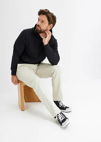 Mikina s kapucí, střih Regular Fit, barva: černá