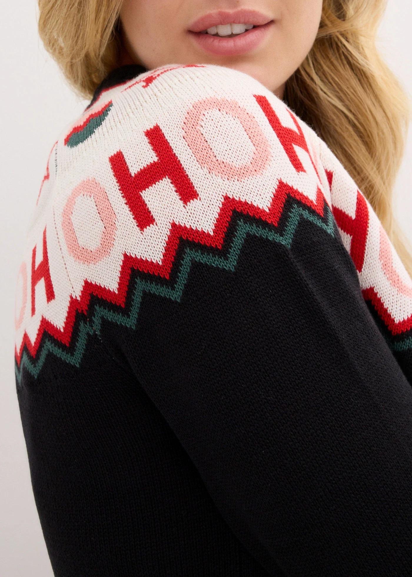 Trui met kerstmotief • zwart • bonprix online shop
