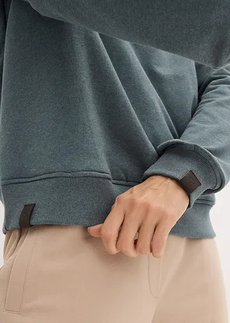 Thermo kapucnis szabadidőfelső Teddy-béléssel • eukaliptusz zöld • bonprix áruház