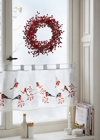 LED hangdecoratie krans met bessen • rood • bonprix online shop