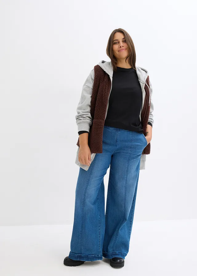 Tričko Slim Fit, s čistou organickou bavlnou (2 ks v balení), barva: černá