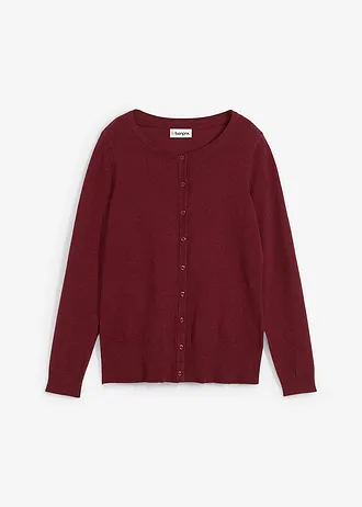 Gilet en fine maille, Couleur: prune