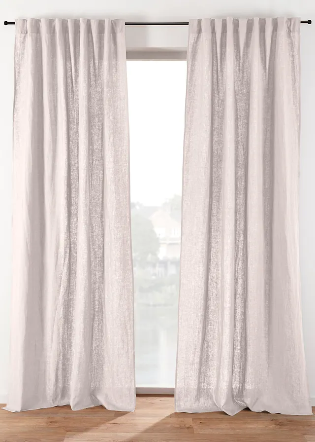 Draperie din țesătură de in (1 buc.)
