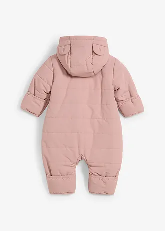 Gewatteerd, waterafstotend baby sneeuwpak met teddy voering • rozenhout • bonprix online shop
