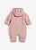 Combinaison imperméable et rembourrée avec doublure en polaire peluche, Couleur: bois de rose