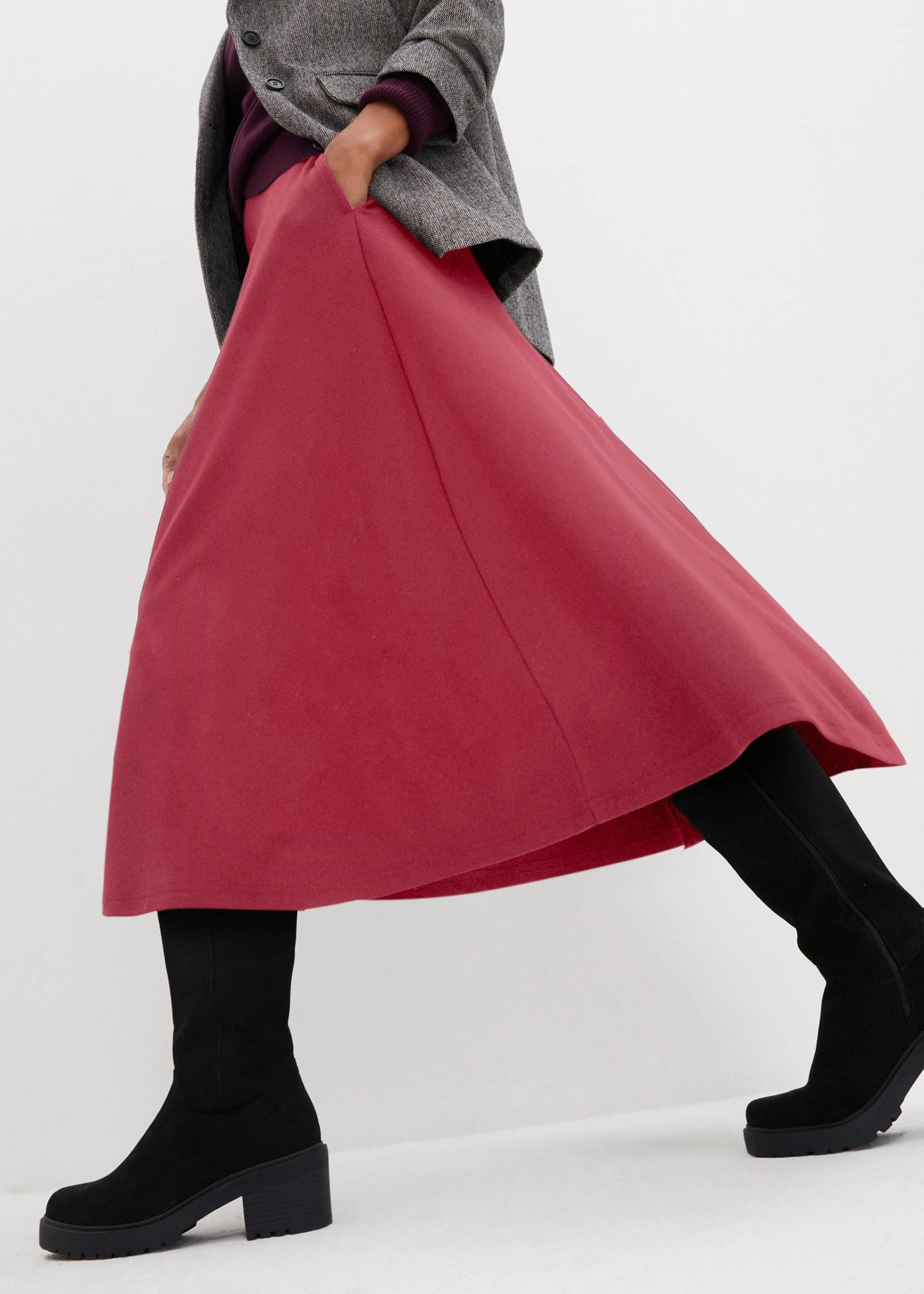 Midirok van Punto di Roma • rood • bonprix online shop