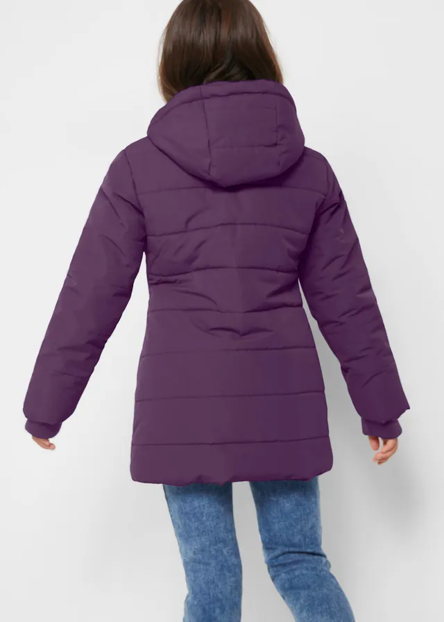 Winterparka met capuchon, waterafstotend • donkerpaars • product-page.page-title-suffix