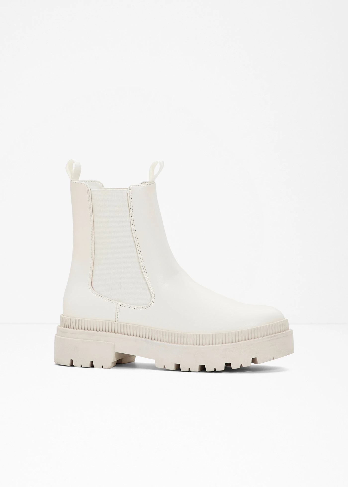 Chelsea boots met profielzool • parelwit • bonprix online shop