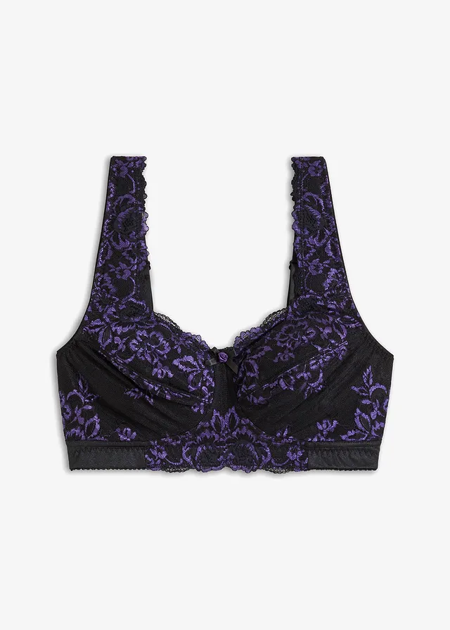 Soutien-gorge grand maintien sans armatures, bretelles rembourrées