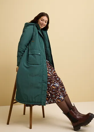 Parka longue • vert mat • Boutique bonprix