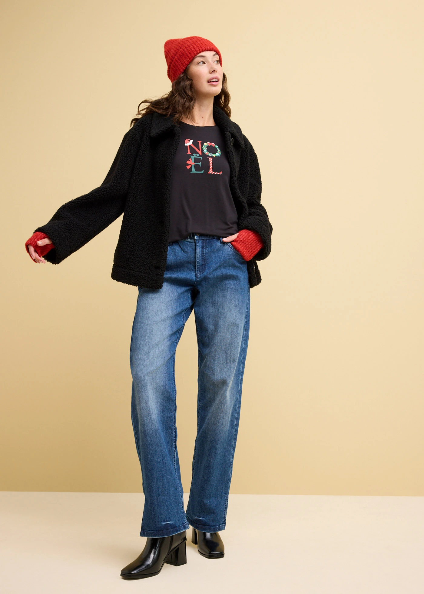 Džíny s pohodlným pasem, Wide Leg, High Waist • modrý denim • bonprix obchod