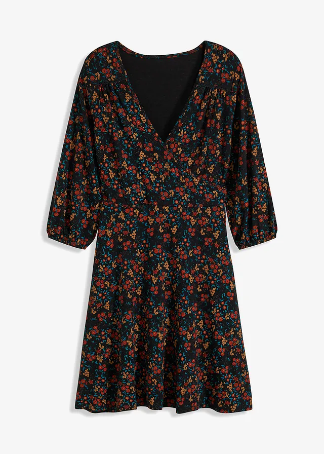 Rochie mini din amestec de viscoză