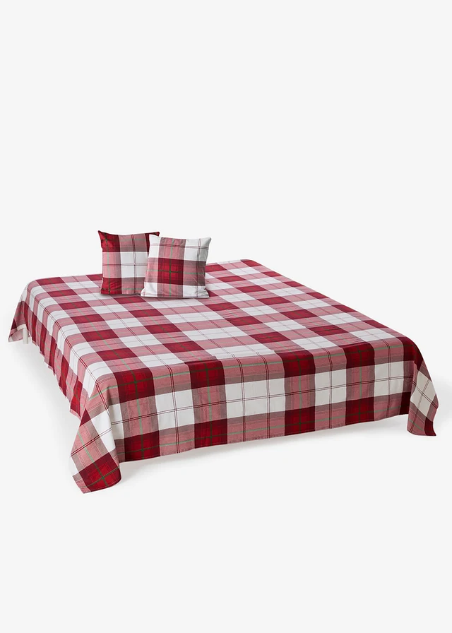 Plaid met ruiten • rood-crème • product-page.page-title-suffix