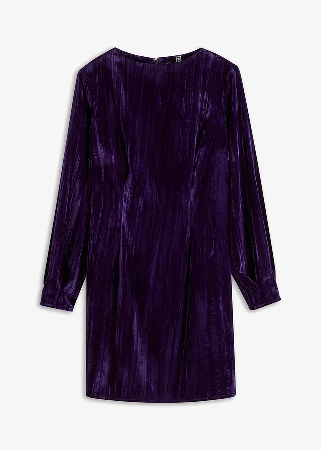 Zamatové mini šaty