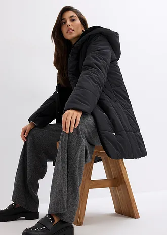 Doudoune avec doublure peluche • noir • Boutique bonprix