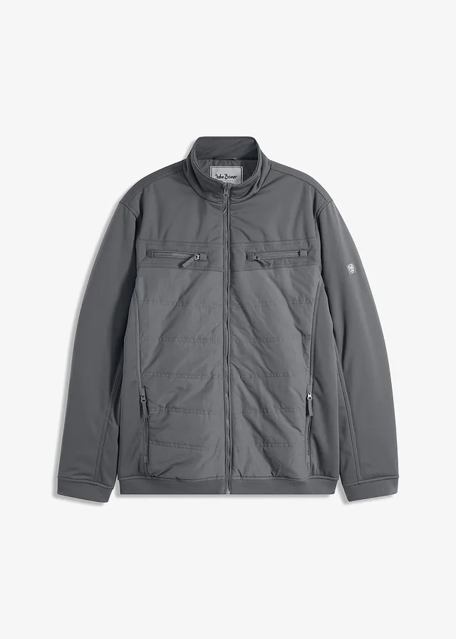 Geacă de iarnă din softshell în stil bluzon