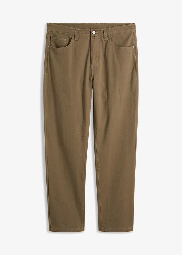 Classic fit stretch broek, straight