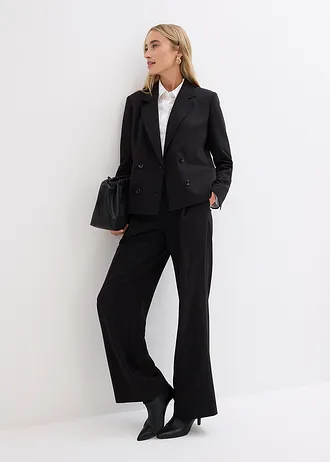 Tailleur pantalon (ens. 2 pces), Couleur: noir