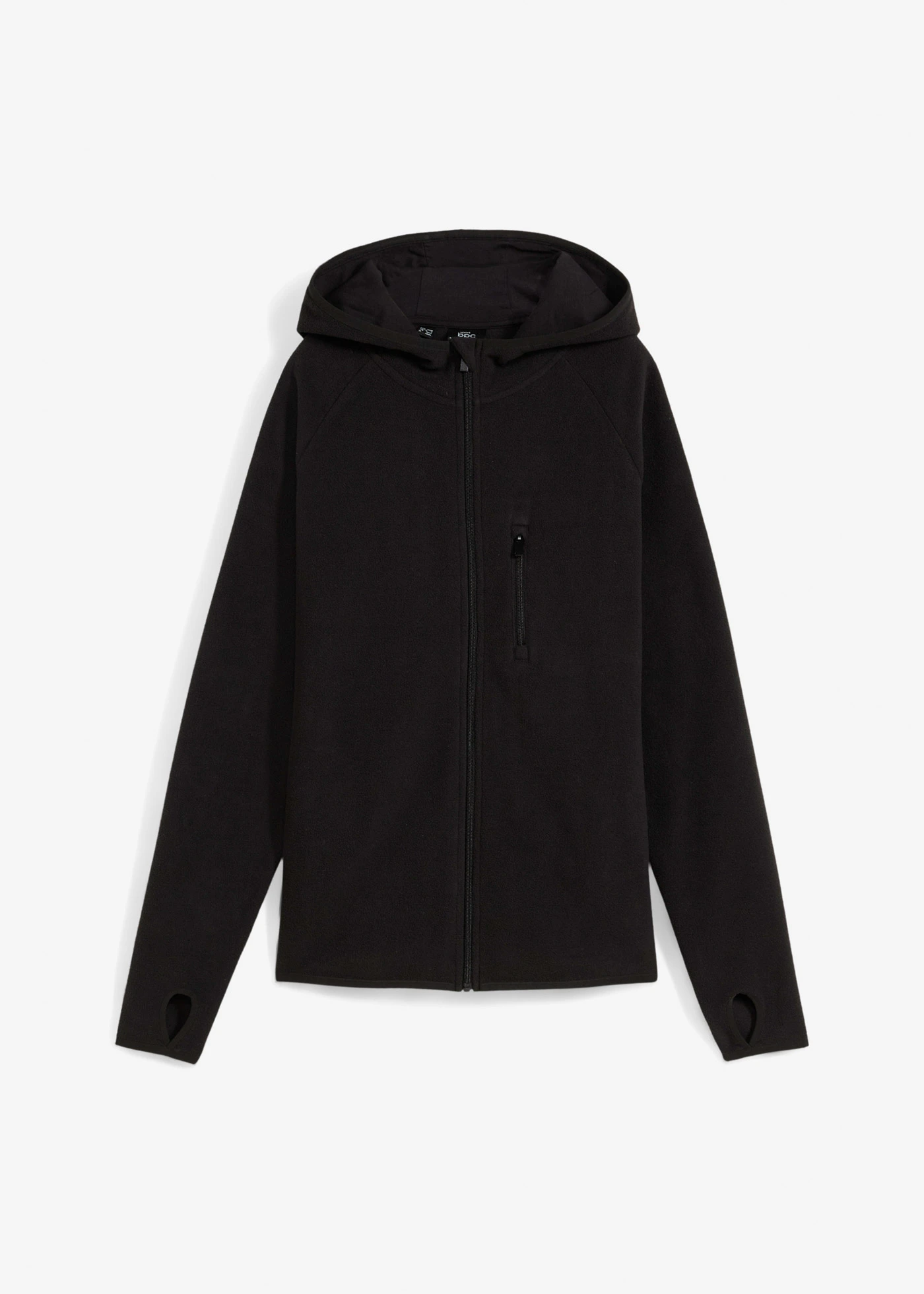 Flísová bunda s kapsami • černá • bonprix obchod