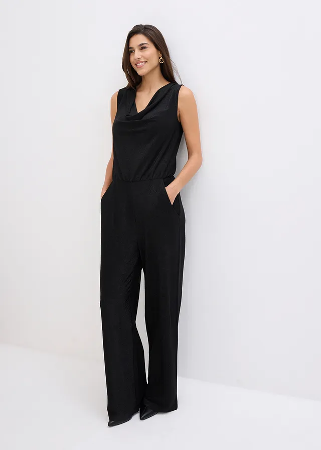 Combinaison avec strass, Couleur: noir