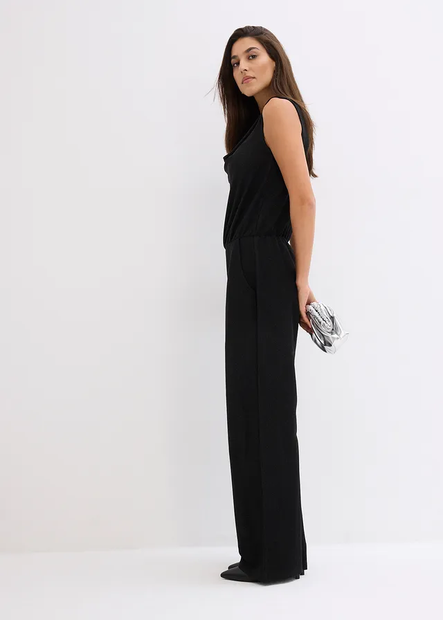Combinaison avec strass, Couleur: noir