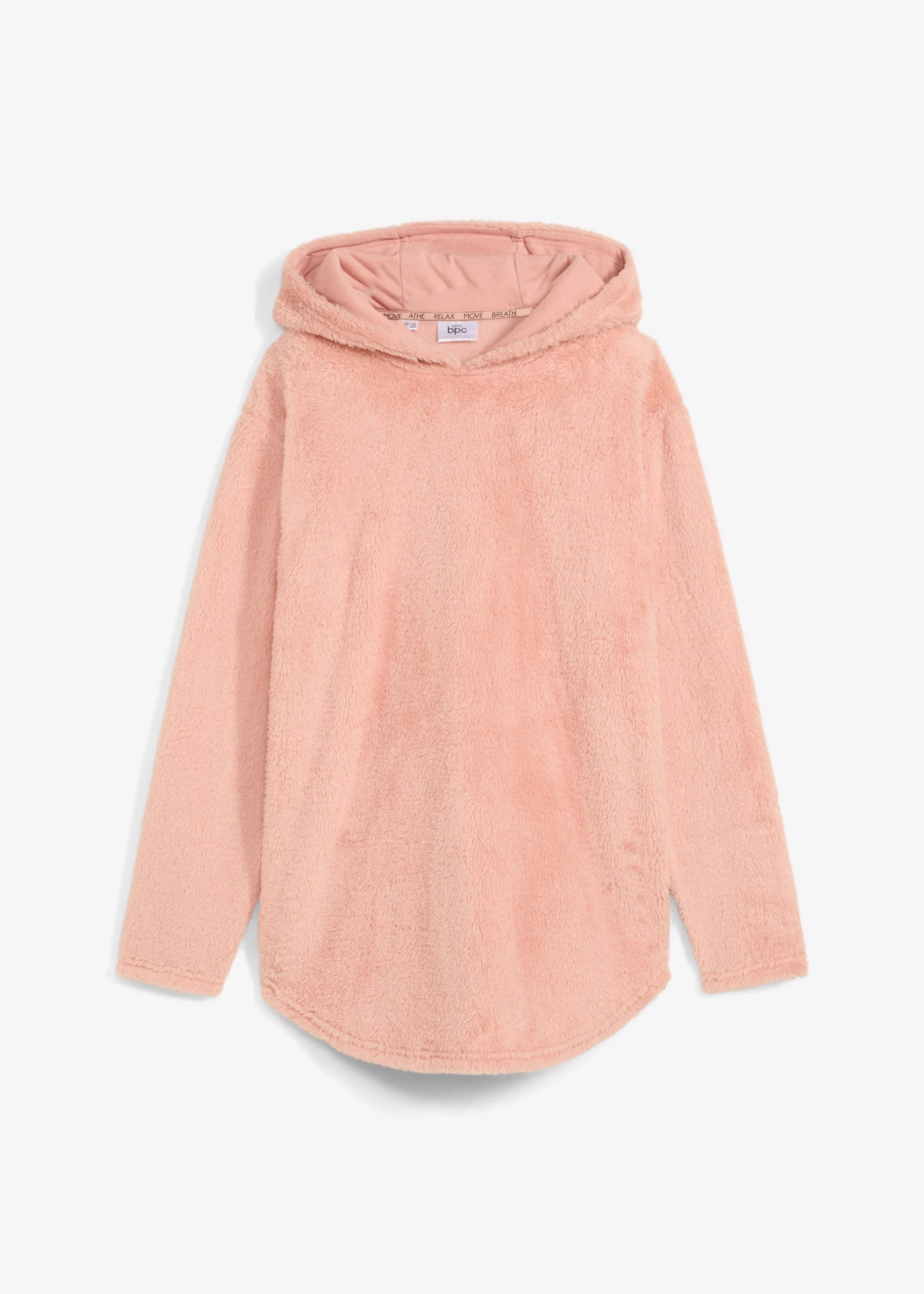 Lange trui van zacht fleece, oversized • vintage roze • bonprix online shop