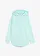 Pull long en polaire douce, oversize, Couleur: menthe
