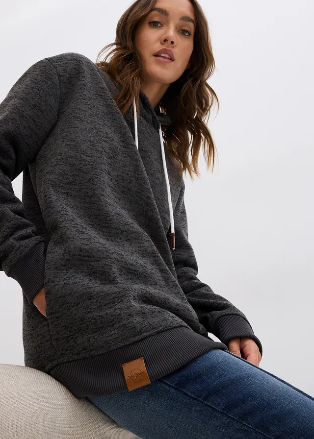 Sweat-shirt long • anthracite chiné • product-page.page-title-suffix