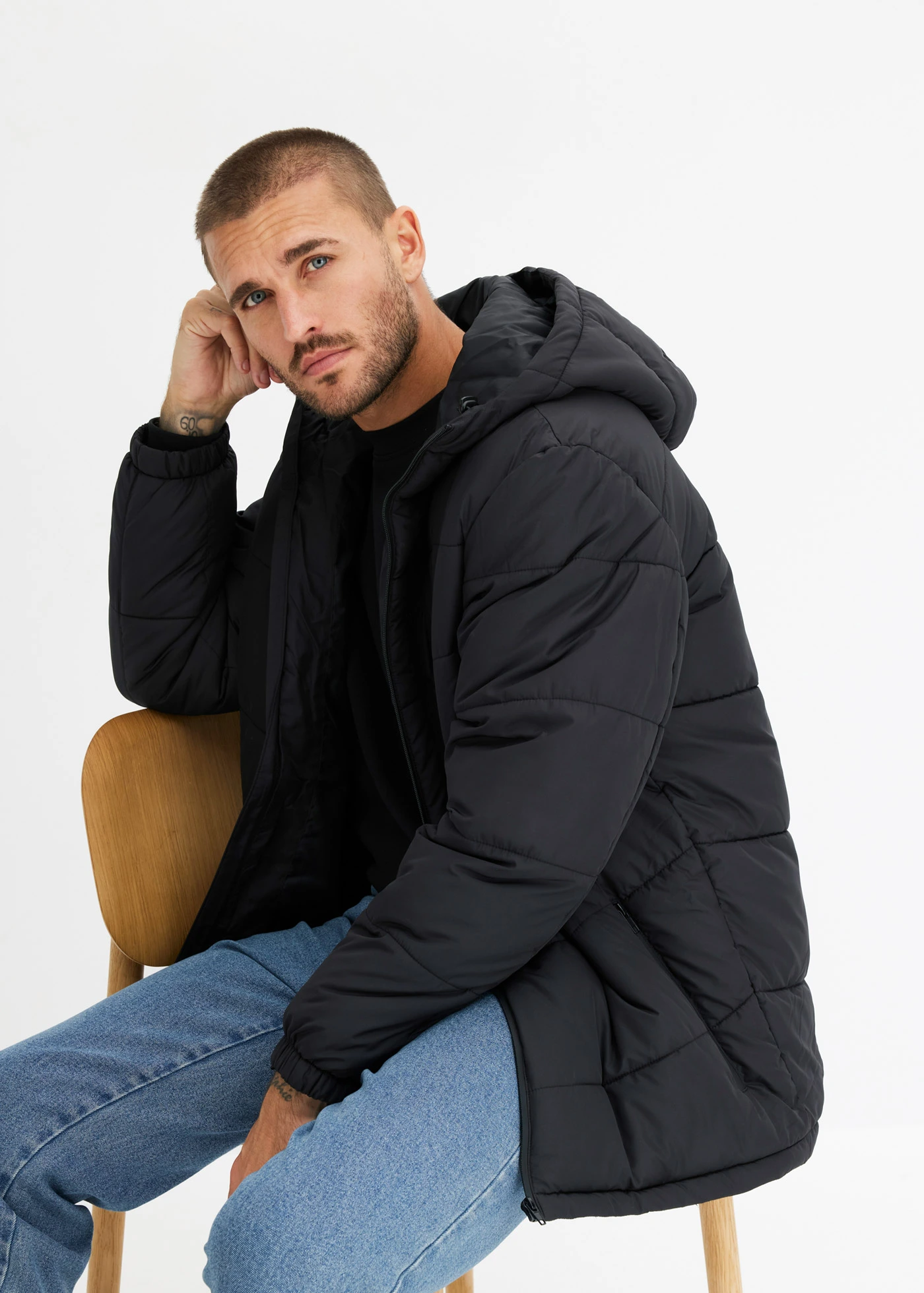 Doudoune avec traitement déperlant Bionic Finish • noir • Boutique bonprix