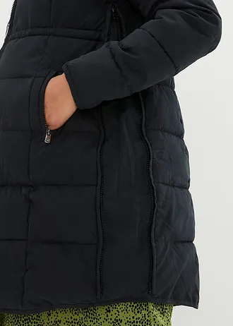 Těhotenská/nosící bunda, prošívaná • černá • bonprix obchod
