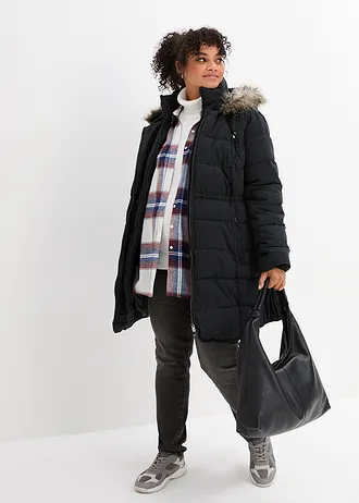 Veste de grossesse/de portage, matelassée, Couleur: noir