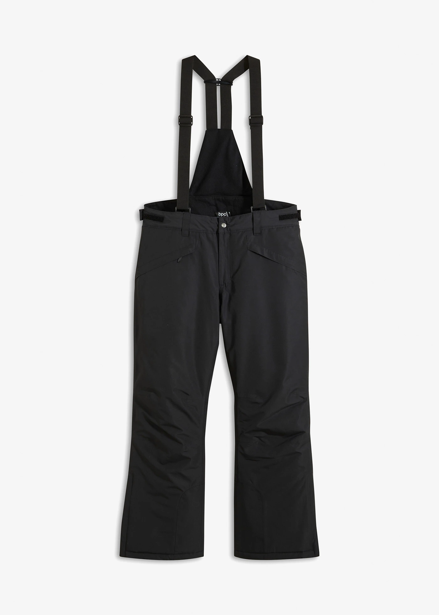Pantalon thermique et imperméable à bretelles • noir • Boutique bonprix