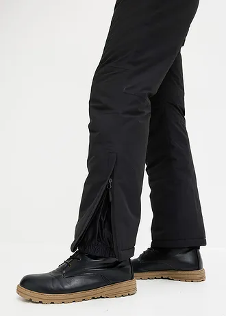 Pantalon chaud et imperméable à bretelles • noir • Boutique bonprix