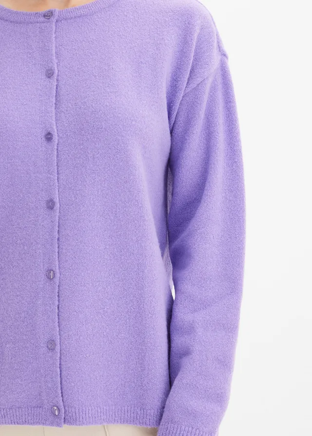 Gilet en fine maille • violet tendre • product-page.page-title-suffix