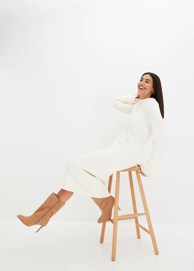 Robe en maille bouclette • écru • product-page.page-title-suffix