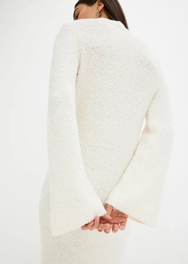 Robe en maille bouclette • écru • product-page.page-title-suffix