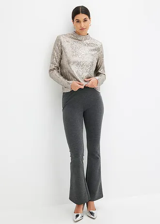 Blúz flitterekkel • világos aranyszín • bonprix áruház