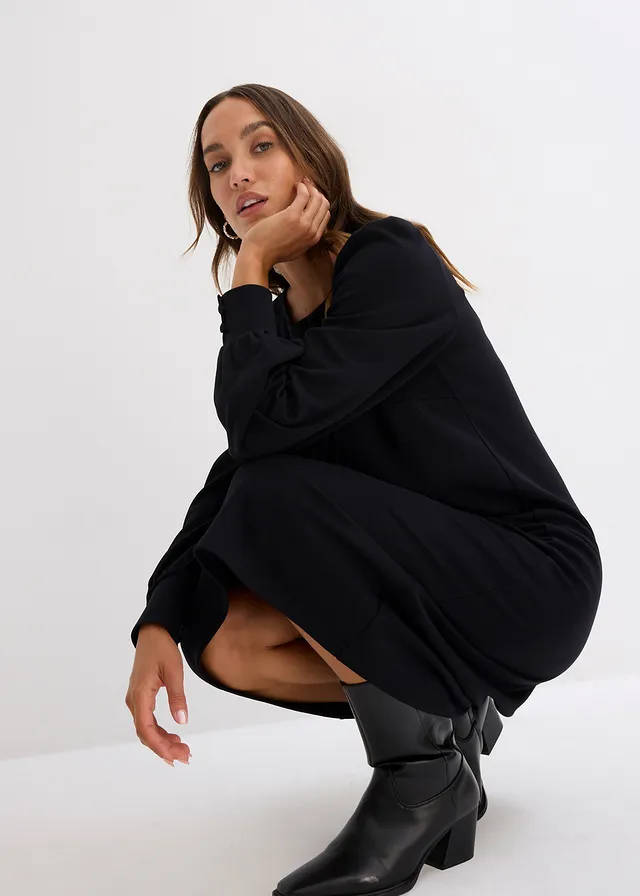 Robe en jersey Punto di Roma • noir • product-page.page-title-suffix