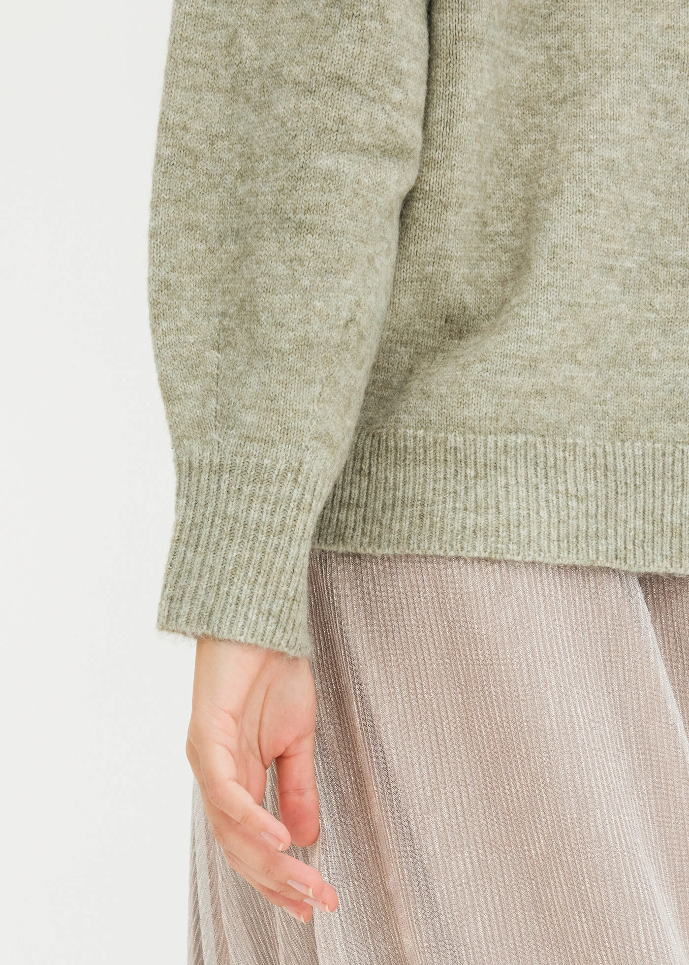 Boxy svetr s flitry • mořské řasy s melírem • bonprix obchod