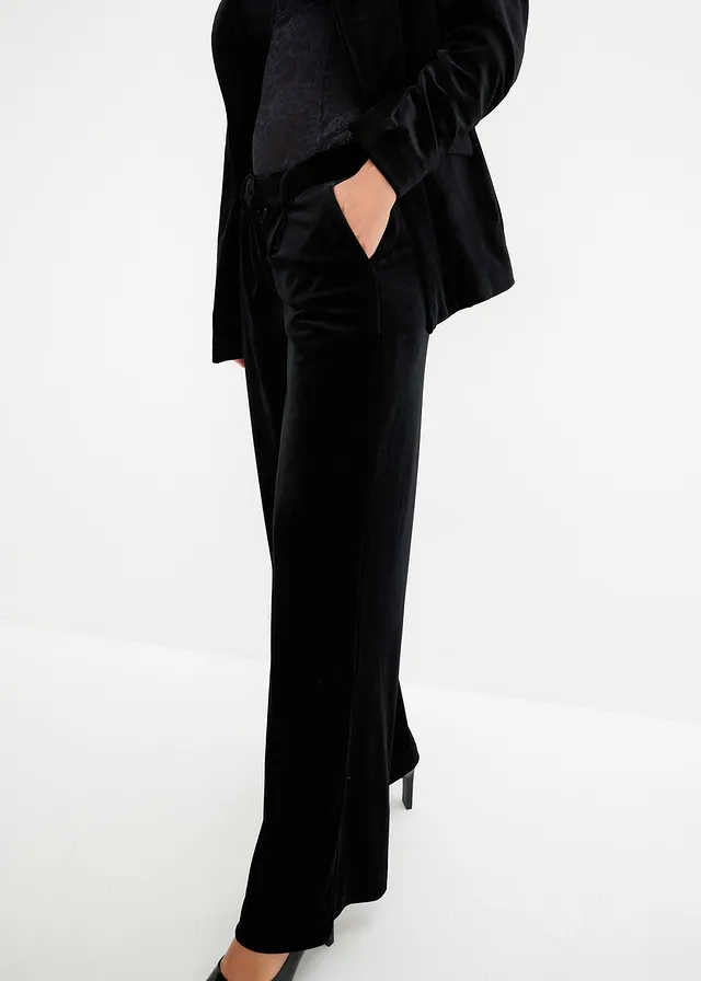 Pantalon en velours doux • noir • product-page.page-title-suffix