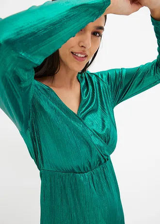 Accentuerende mini jurk • briljantgroen • bonprix online shop
