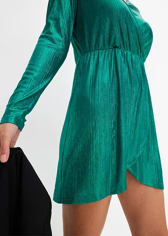 Accentuerende mini jurk • briljantgroen • bonprix online shop