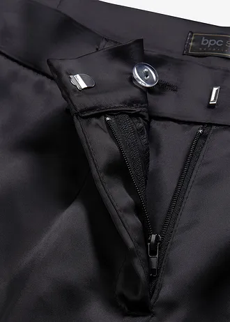 Kostýmkové kalhoty z jemného saténu • černá • bonprix obchod