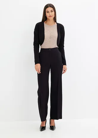 Longsleeve van glazend mesh • natuursteen-zilverkleur • bonprix online shop