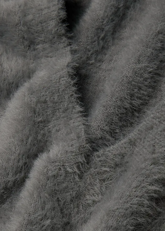 Pull oversize à décolleté profond dans le dos • gris fumé • product-page.page-title-suffix
