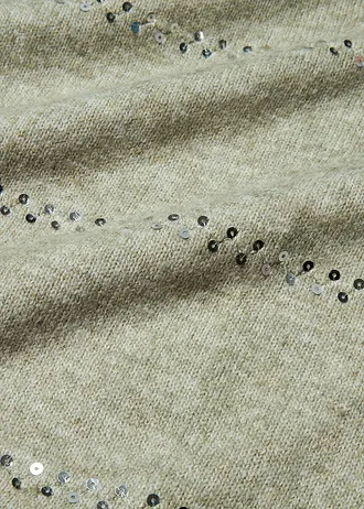 Boxy svetr s flitry • mořské řasy s melírem • bonprix obchod